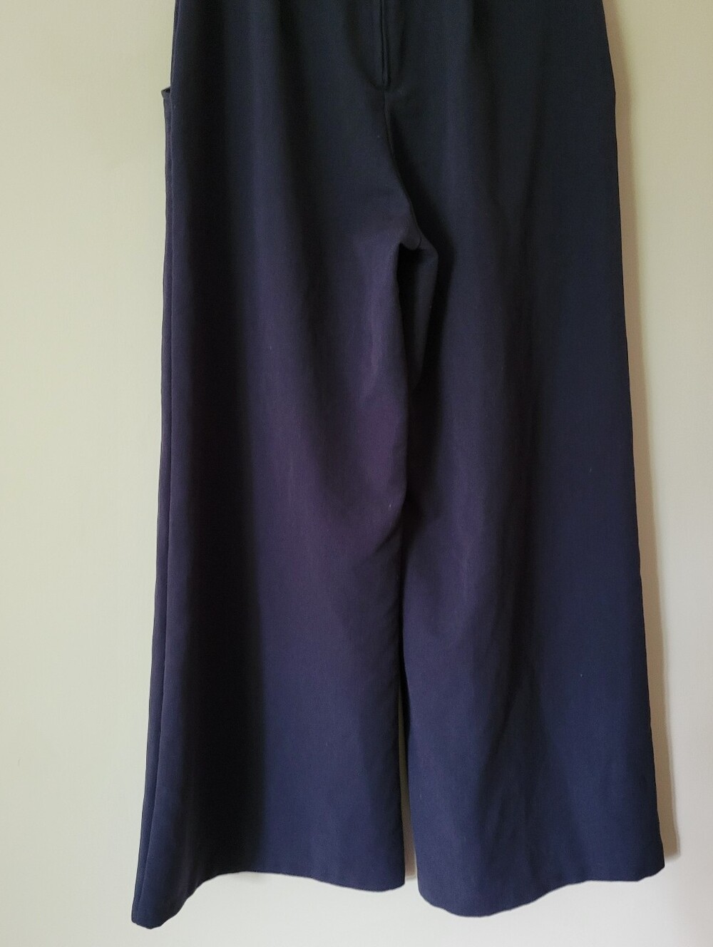 Hell Bunny Retro Carlie Swing Wide Leg Sailor Pants Navy Trousers Size Small - Picture 7 of 8
